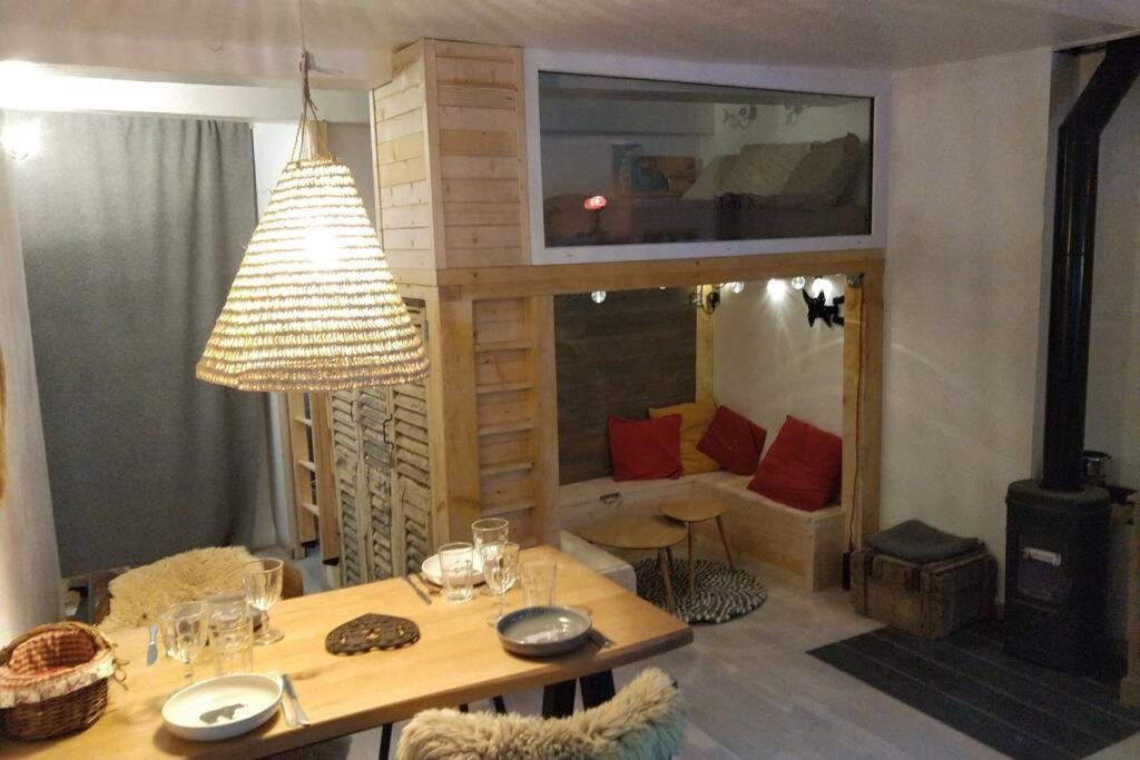 Saint-Étienne-de-Tinée Chaleureux Petit Appartement De 4 Couchages מראה חיצוני תמונה