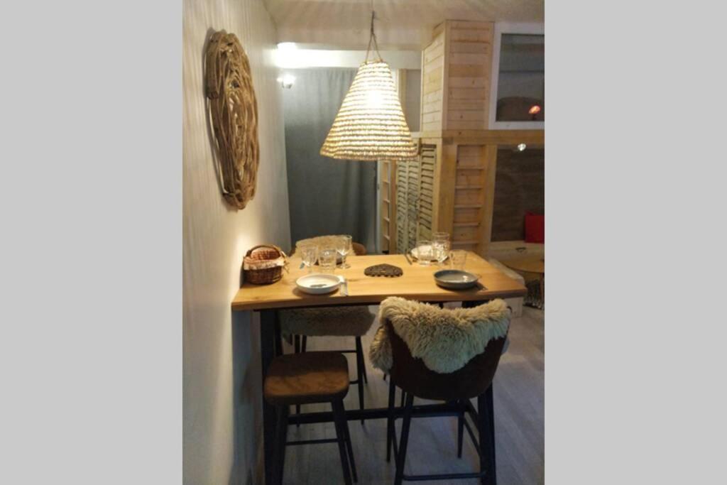 Saint-Étienne-de-Tinée Chaleureux Petit Appartement De 4 Couchages מראה חיצוני תמונה