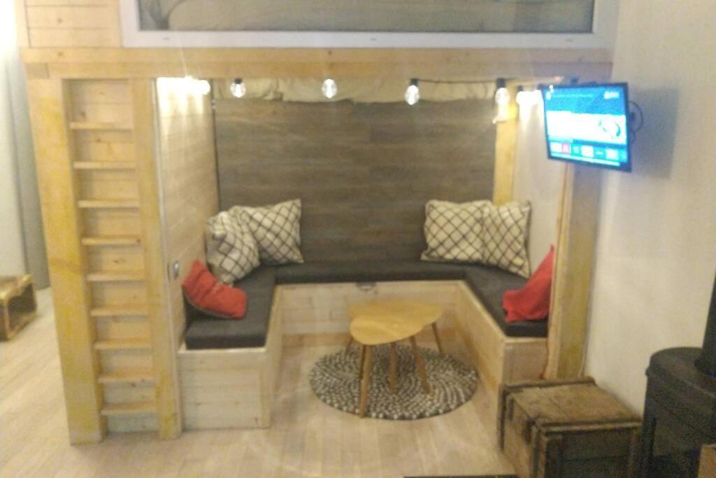 Saint-Étienne-de-Tinée Chaleureux Petit Appartement De 4 Couchages מראה חיצוני תמונה